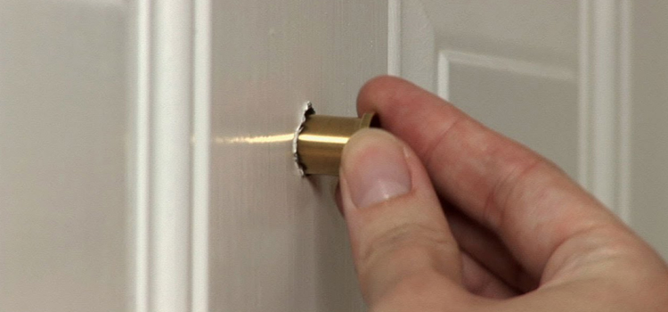 peephole door repair in Palm Desert