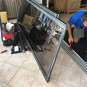 sliding glass door frame repair Palm Desert